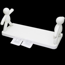 Veralya Rambo Manken Tutacaklı  Plastik Etejer Yapışkanlı BÜYÜK=13.5X33CM