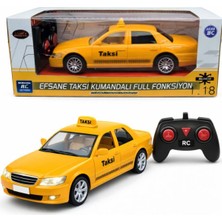 Nasyonel Toys 1:18 Uzaktan Kumandalı Taksi Oyuncak Araba | Sarı Taksi Full Fonksiyon Rc Araç