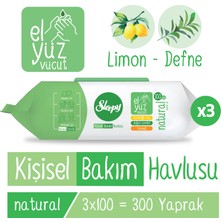 Sleepy Natural Kişisel Bakım Havlusu 3X100 (300 Yaprak)
