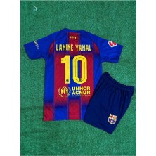SporZ B.a.r.c.e.l.o.n.a 2025-26 Yeni Sezon Iç Saha Lamine Yamal Çocuk Forması 2'li Set