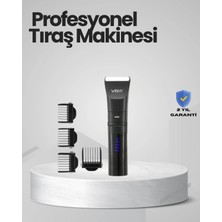 MiraLive Şarjlı Tıraş Makinesi –dijital Ekranlı, Hızlı Şarjlı, Profesyonel Kesim Seti