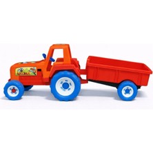 Nasyonel Toys Oyuncak Römorklu Traktör | Çiftlik Temalı Oyuncak Traktör | Dayanıklı Çocuk Oyuncağı