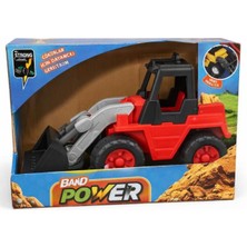 Nasyonel Toys Oyuncak Kepçeli Traktör Band Power | Dayanıklı İnşaat Aracı | Çocuk Oyuncak Traktör