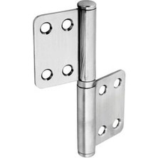 Dizaynaks 10 Cm.yönsüz Cerman Kapı Menteşesi Paslanmaz Çelik