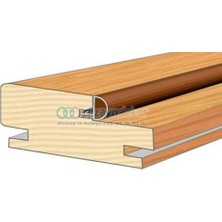 Dizaynaks Ahşap Kapı Fitili, Ses Contası Yuvarlak Kenardan