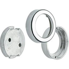 Dizaynaks Kapaklı Kilitli Askı Borusu Flanşı Zamak - 2 Adet