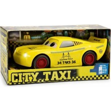Nasyonel Toys City Taxi Oyuncak Araba – Sarı Taksi Modeli, Kutulu