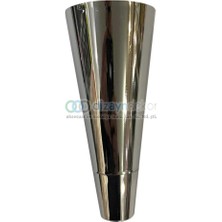 Dizaynaks Konik Dolap Ayağı Parlak Krom 15 cm