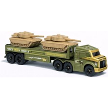 Nasyonel Toys Oyuncak Askeri Taşıyıcı Tır | Tank Taşıyan Kamyon | Dayanıklı Çocuk Oyuncak Aracı