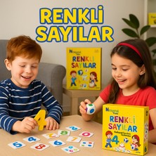 Nasyonel Toys Renkli Sayılar ( Aile Kutu Oyunu - Matematik - Toplama - Çarpma - Bölme - Çıkarma ) -Nasyoneltoys