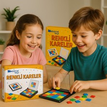 Nasyonel Toys Renkli Kareler Tekli Zeka Oyunu - Nasyoneltoys