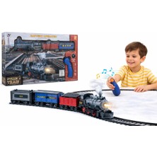 Nasyonel Toys Oyuncak Tren Seti – Pilli Lokomotif ve Vagonlar – Işıklı Sesli Tren Oyuncağı