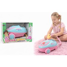 Nasyonel Toys Oyuncak Elektrikli Süpürge – Işıklı & Sesli Temizlik Seti – Kız Çocuk Oyuncağı