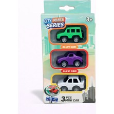 Nasyonel Toys 3’lü Mini Oyuncak Araba Seti – City Mini Series (3+ Yaş)