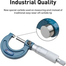 Normadia Hassas Ölçüm Mikrometresi 0,01 Mm, Yüksek Doğruluk, Dayanıklı Tasarım