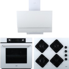 Exep Plus Line  Beyaz 3 Lü Ankastre Set (ED401-EO320-EF2609