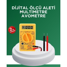 Normadia Lvsqvr Dijital Multimetre, Ac/dc Ölçüm, LCD Ekranli, Çok Fonksiyonlu