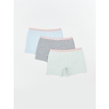 Lc Waikiki Yeni Sezon Basic Kız Çocuk Boxer 3'lü