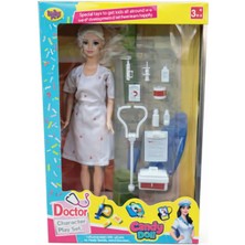 Nasyonel Toys Doktor Bebek Oyuncak Seti – Hemşire Kıyafetli Bebek ve Medikal Aksesuarlar | Kız Çocuk Oyuncağı