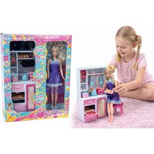 Nasyonel Toys Oydaş Oyuncak Bebek Mutfak Seti – Fırınlı, Aksesuarlı Kız Çocuk Oyuncağı