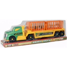 Nasyonel Toys Hayvan Taşıyıcı Tır Oyuncak – Safari Kamyon – Uzun Kasa – Kutulu