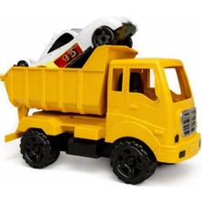 Nasyonel Toys Oyuncak Damperli Kamyon Sarı | Dayanıklı Büyük Tekerlekli Inşaat Kamyonu | Çocuk Oyuncağı