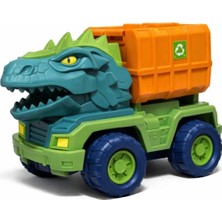 Nasyonel Toys Oyuncak Dinozor Kamyon Trexdıno Sweptor | Dino Temalı Inşaat Aracı | Çocuk Oyuncağı