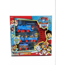 Nasyonel Toys Paw Patrol Tren Seti Oyuncak – Raylı Tren ve Vagonlu Eğitici Çocuk Oyuncağı