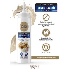 Valse Şeker Ilavesiz (Stevia'lı) Sütlü Beyaz Sos (Glutensiz) 330 gr Waffle & Meyve & Kek &tatlı&dondurma