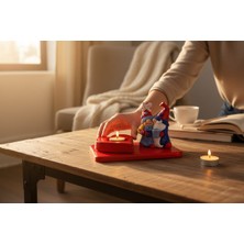 Kelebek Rüyası Sanat Atölyesi Sevgililer Cüce Mumluk , Dekor , Hediyelik ,sevgililer Günü