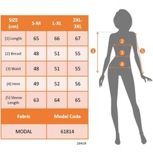 Adisia Kadın Tek Omuzdan Açık Uzun Kollu Modal Bluz
