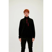 Bad Bear Erkek NIGHT Polar Sweatshirt M Beden Siyah Renkli Konforlu Dış Giyim