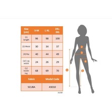 Adisia Kadın Yüksek Bel Desenli Spor Tayt