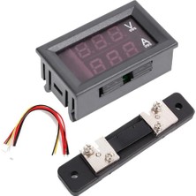 Normadia 0.28 Inç 0-100V 50A Çift LED Voltmetre ve Ampermetre Seti