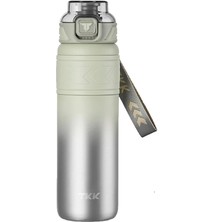 Vagonlife Tkk T2022 500ML Süzgeçli Pipetli Yeşil Çelik Matara