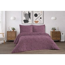 D'niss Home Kalp Desen 3 Parça Çift Kişilik Yatak Örtüsü
