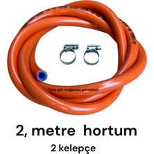 Orgaz Tüp Hortumu 2 Metre 2 Kelepçe Aygaz Milangaz Ipragaz Her Markaya Uygun Tse Lpg Tüp Gaz Hortumu