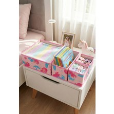 HomyJRs Homyjr’s 4’lü Deniz Kızı Desenli Pembe Çekmece Içi Düzenleyici Organizer Set