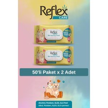 Reflex Care Nergis Çiçeği Kokulu Evcil Hayvan Temizleme Havlusu 50'li x 2 Adet