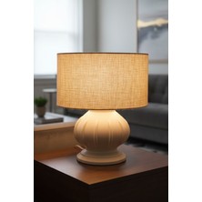 Glowin Kumaş Başlıklı Modern Abajur