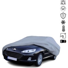 ULTRASHOP Peugeot 407 Coupe (2004 – 2010) Su Geçirmez Araba Brandası Dış Mekan Oto Brandası