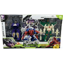 Nasyonel Toys Super Robots Oyuncak Robot Seti – Çoklu Robot Figürleri – Çocuklar Için Aksiyon Oyuncağı