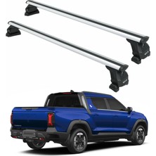 Auto Paw Ssangyong Musso Ev Kasa Üstü Bed Rack Taşıyıcı Bar – Gri | Kilitli Sistem | Vida Montajlı