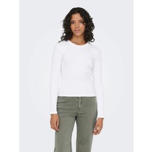 Only Onlval L/s O-Neck Top Kadın Uzun Kollu T-Shirt 15371305
