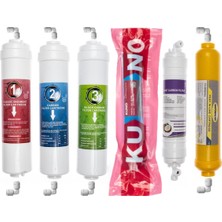 Sulook Kapalı Kasa Su Arıtma Cihazlarına Uyumlu 6'lı Filtre Seti Lg  Kuno Membranlı