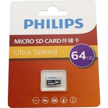 Philips 64 GB A1 V30 Microsdxc Hafıza Kartı (Adaptörsüz)