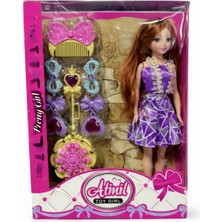 Nasyonel Toys Aksesuarlı Oyuncak Bebek Seti – Taç ve Takı Aksesuarlı Kız Çocuk Oyuncağı