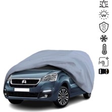 ULTRASHOP Peugeot Partner Tepee (2008 – 2018) Su Geçirmez Araba Brandası Dış Mekan Oto Brandası
