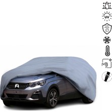 ULTRASHOP Peugeot 3008 (2016 – 2023) Su Geçirmez Araba Brandası Dış Mekan Oto Brandası