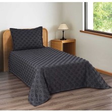 D'niss Home Ponpon Desenli 2 Parça Tek Kişilik Yatak Örtüsü